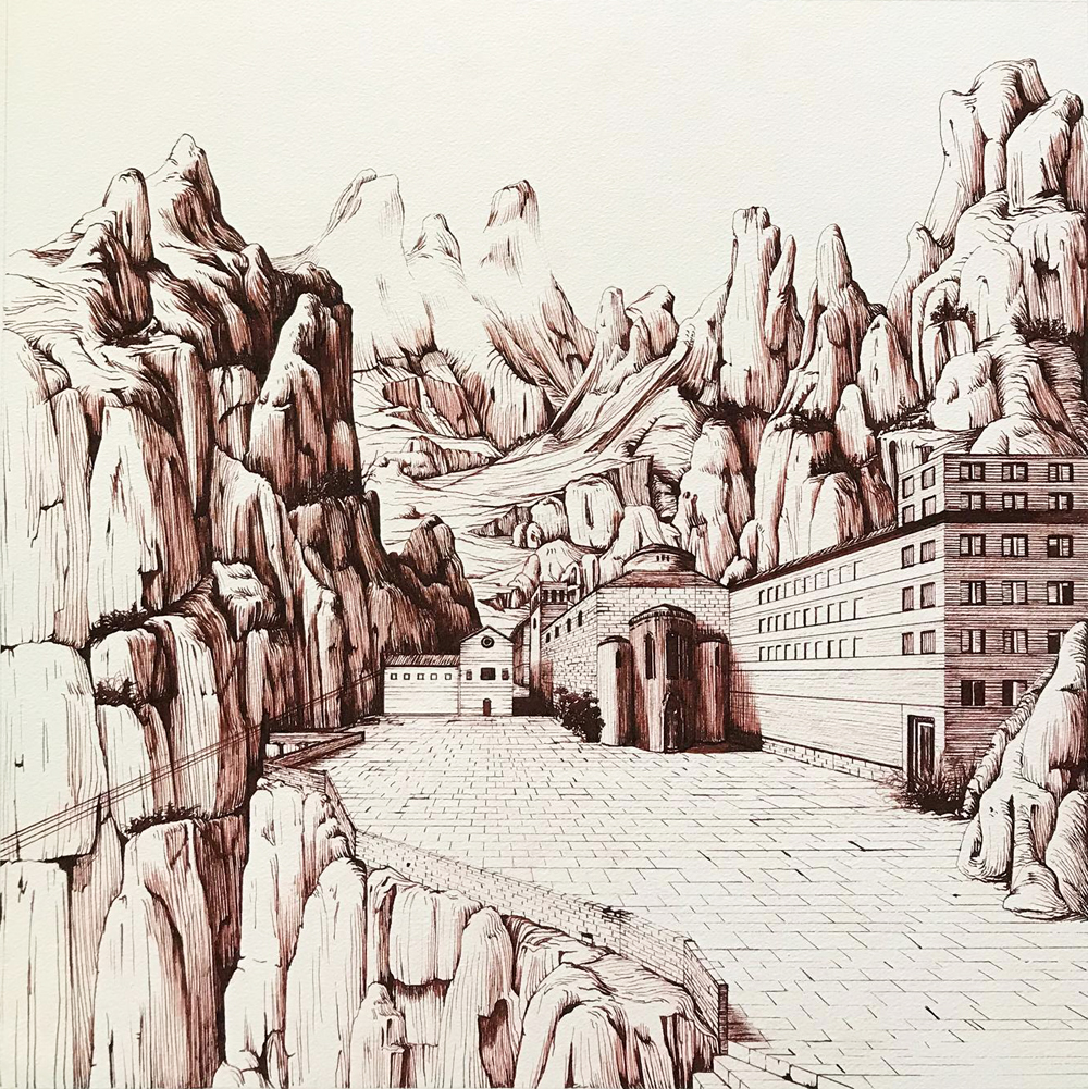 Montserrat - Ink on paper